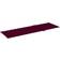 vidaXL Lettino Rosso Vino 200x60x3 cm In Tessuto Oxford Cuscino per sedia Rosso (200x60cm)