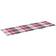 vidaXL Longue À Carreaux Rouge 200x60x3 cm Red Check Pattern Coussin de chaise Multicolore (200x60cm)