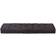 vidaXL Para Palés Algodón Negro 120x40x7 cm Cojín de silla Negro (120x40cm)