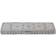 vidaXL Pallet Floor Cushion Cotton 120 x 40 x 7 cm Coussin de chaise Gris (120x40cm)