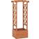 vidaXL Trellis Planter with Arch 15.354x19.291x46.063"