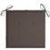 vidaXL Coussins de Jardin 4 pcs Taupe Oxford Fabric Coussin de chaise Marron (50x50cm)