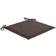 vidaXL Cuscini 4 pz Tortora 50x50x3 cm Tessuto Oxford Cuscino per sedia Marrone (50x50cm)