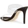 Schutz Ariella Clear Strap High-Heel Slide Sandals - Black