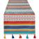 DII Picante Stripe Tassel Tablecloth Multicolour