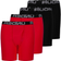 Under Armour Boys' UA Cotton Boxer Briefs 4-Pack - Red/Black (1357920)