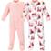 Hudson Baby Fleece Sleep and Play 2-Pack - Floral (10158793)