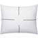 Vera Wang Zig Zag Duvet Cover Set, Queen Copripiumino Bianco (233.68x223.52cm)