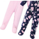 Hudson Baby Fleece Sleep and Play 2-Pack - Navy Rose ( 10158790)