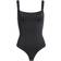 Good American Scuba Corset Bodysuit - Black