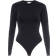 Good American Women's Scuba Crewneck Bodysuit - Black