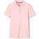 French Toast Girl's Short Sleeve Interlock Polo with Picot Collar - Pink