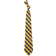 Eagles Wings Boston Bruins Woven Poly Check Tie - Yellow