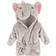 Hudson Baby Animal Face Hooded Bathrobe - Pretty Elephant