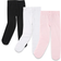 Luvable Friends Luvable Friends Nylon Tights 3-Pack -Pink-White-Black (01505)