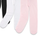 Luvable Friends Luvable Friends Nylon Tights 3-Pack -Pink-White-Black (01505)