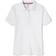 French Toast Girl's Short Sleeve Interlock Polo with Picot Collar - White