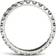 Charles & Colvard Moissanite Eternity Band - White Gold/Diamonds