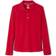 French Toast Girl's Long Sleeve Interlock Knit Polo with Picot Collar - Red