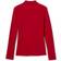 French Toast Girl's Long Sleeve Interlock Knit Polo with Picot Collar - Red