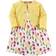 Luvable Friends Toddler Girl's Dress & Cardigan Set - Tulips (10137132)