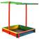 vidaXL Bois de Sapin Bac à Sable avec Toit Réglable Enfants Tout-petits Garçons Filles Jardin Patio Extérieur Arrière-cour Multicolore UV50