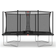 BERG Ultim Favorite Rectangular Trampoline 410cm + Safety Net Comfort Grey