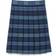 French Toast Girl's Plaid Pleated Skirt - Blue Red Plaid