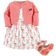 Hudson Dress, Cardigan, Shoes 3-Piece Set - Flamingos (10155424)
