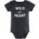 The Peanutshell Baby Boy or Baby Girl Short Sleeve Bodysuits 5 Pack - Safari Animals