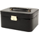 Bey-Berk Lizard Debossed Jewelry Box - Gold/Black