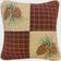 Donna Sharp Pine Lodge Complete Decoration Pillows Beige, Red (38.1x38.1cm)