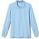 French Toast Toddler Boy's Long Sleeve Pique Polo - Blue