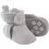 Little Treasure Fleece Booties - Light Grey