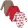 Hudson Baby Cotton Long-Sleeve Bodysuits 3-pack - Basic Rose Leopard (10125042)