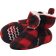 Hudson Sherpa Lined Booties - Black/Red Plaid