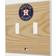 Strategic Printing Houston Astros Baseball Bat Design Double Toggle Light Switch Plates