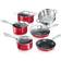 Granitestone Nonstick Cookware Set with lid 10 Parts