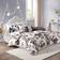 Intelligent Design Hannah Duvet Cover White, Black (228.6x223.52cm)