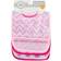 Luvable Friends Waterproof Bibs 4-pack Pink