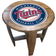 Imperial Minnesota Twins Oak Barrel Table