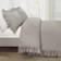 Lush Decor Reyna Duvet Cover Grey (264.16x228.6cm)