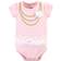 Little Treasures Baby Girls Bodysuits 3-pack - Limited Edition