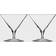 Waterford Elegance Martini Drinking Glass 2pcs