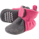 Hudson Fleece Lined Booties - Dark Pink/Heather Charcoal