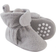 Luvable Friends Fleece Booties - Neutral Grey