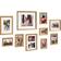 Kate and Laurel 10pc Adlynn Frame Box Set Photo Frame 10pcs