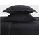 Serta Simply Clean Duvet Cover Black (228.6x172.72cm)