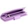 Buxton Solid Pebbled Boxed Super Organizer Wallet - Lilac