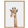 Kate and Laurel Animal Studio Giraffe Framed Art 45.7x61cm
